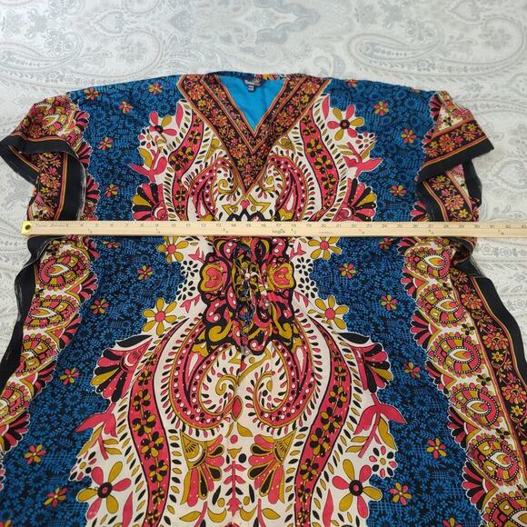 Riveria Sun ladies house dress Muu Muu paisley Size OS House dress coverall XL - Picture 5 of 8